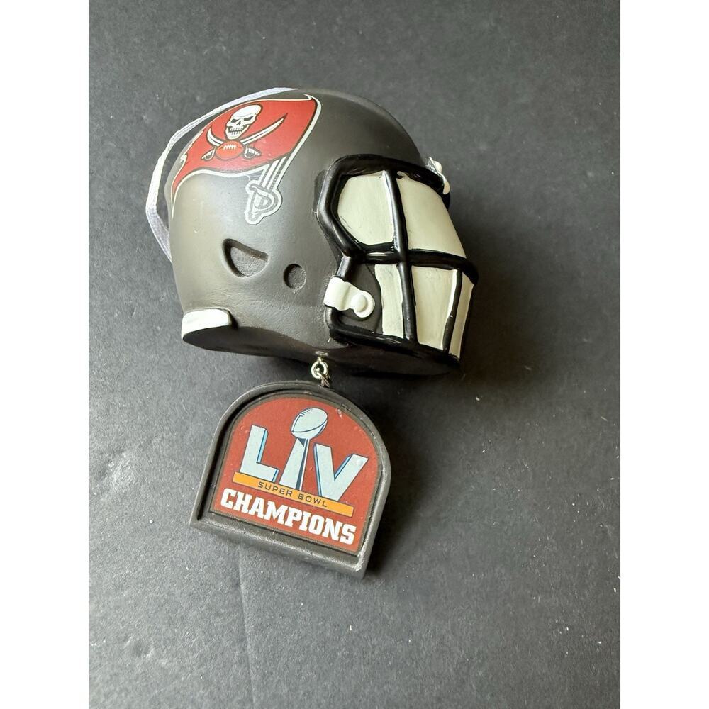 Tampa Bay Buccaneers Helmet Super Bowl LV Champions Hallmark Christmas Ornament